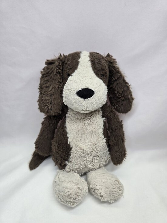 Jellycat Other - Jellycat London Bashful Fudge Puppy Brown & White Plush 12”- Matted Fur Used